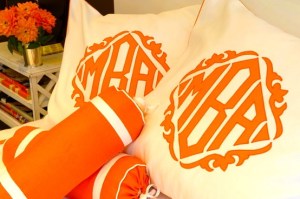 Monogrammed Pillow Casess