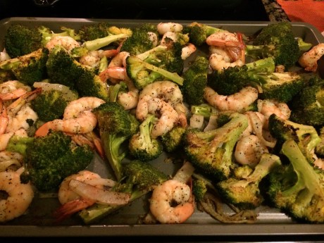 Roasted Shrimp and Garlic